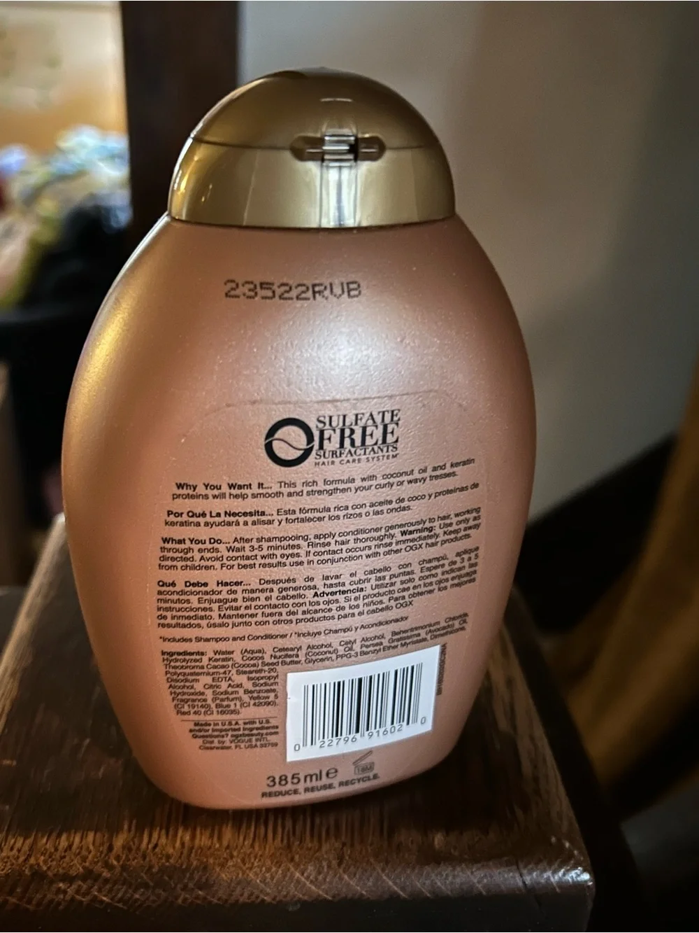 OGX brazilian keratin